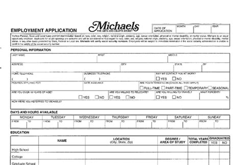 michaels art store jobs|michaels craft store employment application.